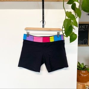 Reversible Colourful Band Lululemon Shorts Size 10